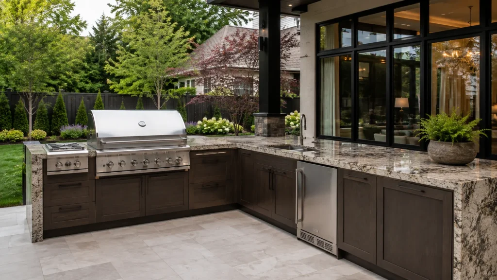 Modern outdoor kitchen design ideas