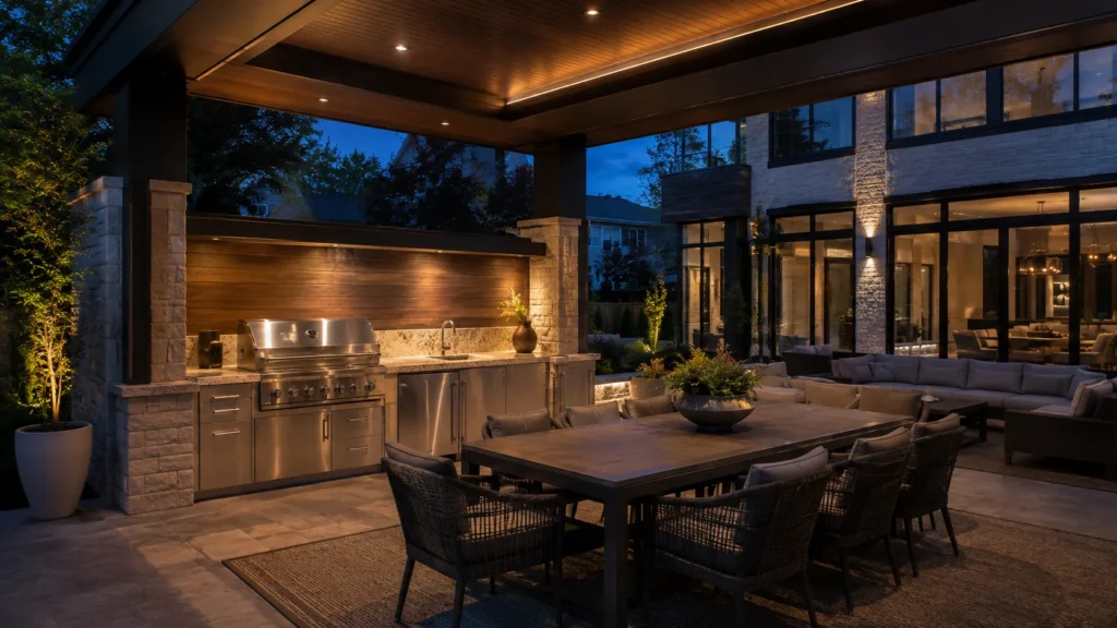 Small outdoor kitchen ideas